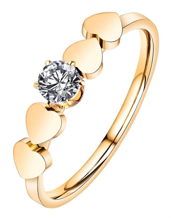 18K Gold PVD Plated Stainless Steel